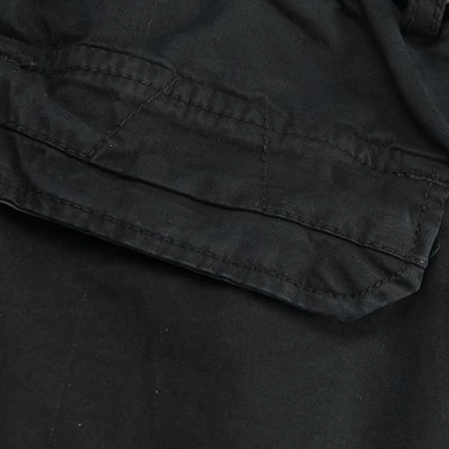 Muscularfit Mens Drawstring Shorts Summer Casual Cotton Elastic Waist Multi Pockets Cargo Shorts Fashion Work Utility Shorts