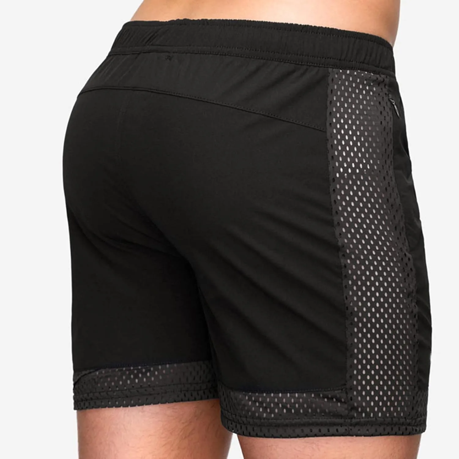 Muscularfit Mens Slim Shorts 3" Inseam Drawstring Elastic Waist Solid Shorts With Pockets Summer Sport Work Utility Shorts