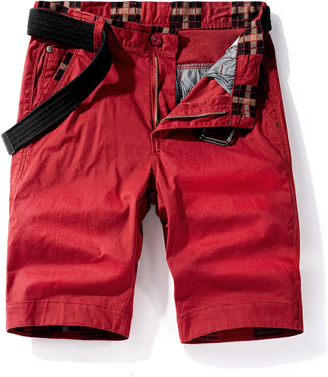 Muscularfit Summer Shorts for Men 2024 Trendy Multi Pocket Cargo Shorts Outdoor Cotton Work Utility Shorts Athletic Shorts