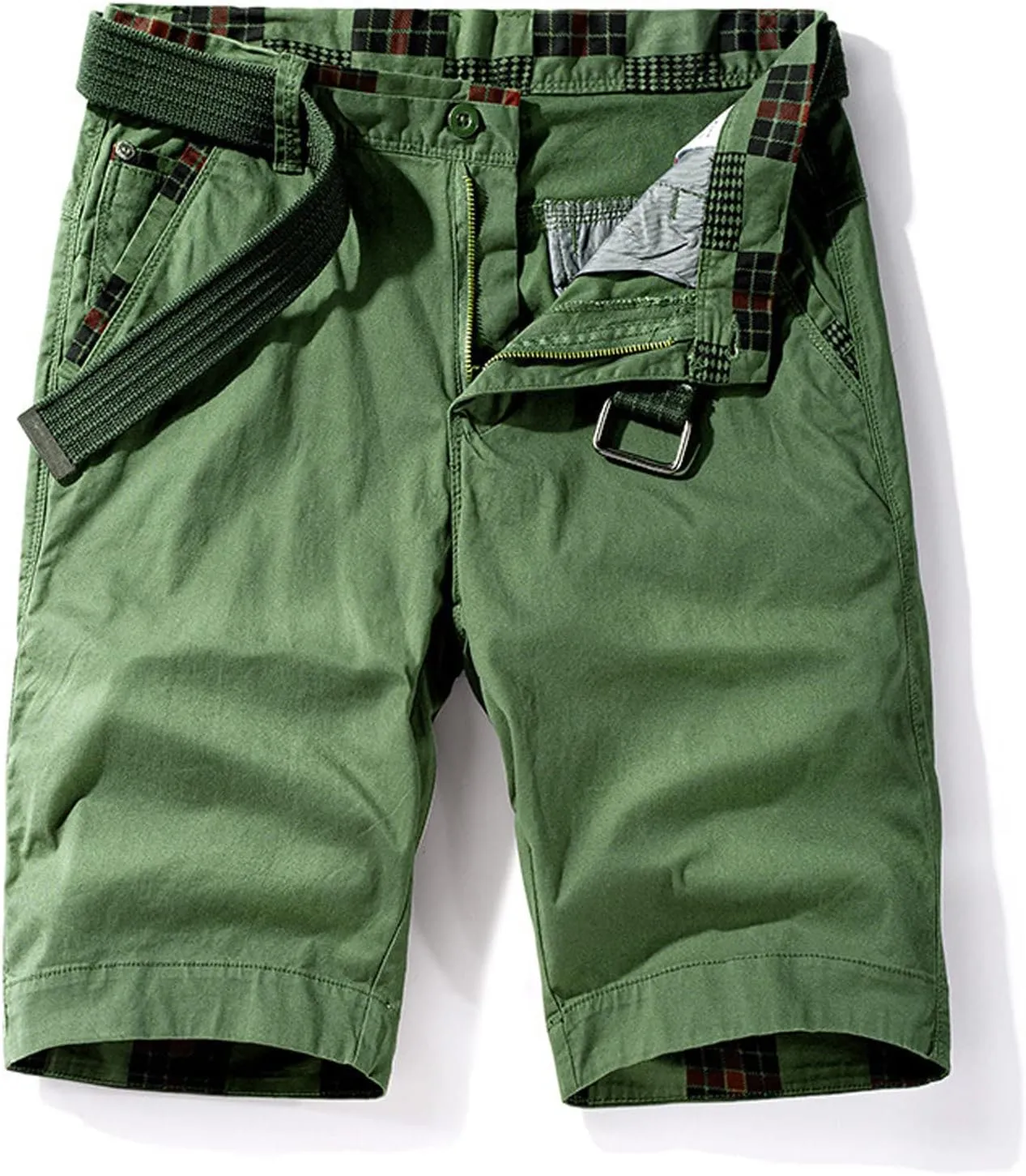Muscularfit Summer Shorts for Men 2024 Trendy Multi Pocket Cargo Shorts Outdoor Cotton Work Utility Shorts Athletic Shorts