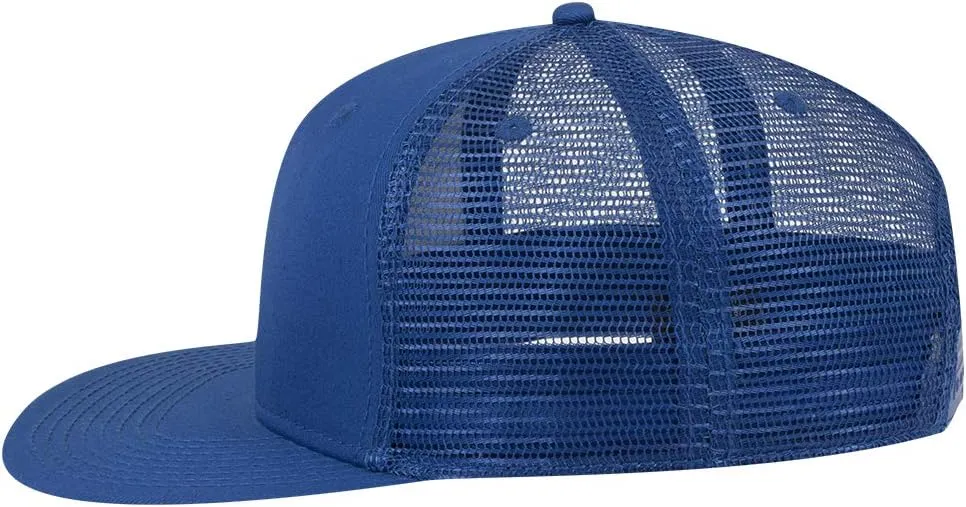 OTTO SNAP Hawaiian Pattern Square Flat Visor 6 Panel Pro Style Snapback Hat