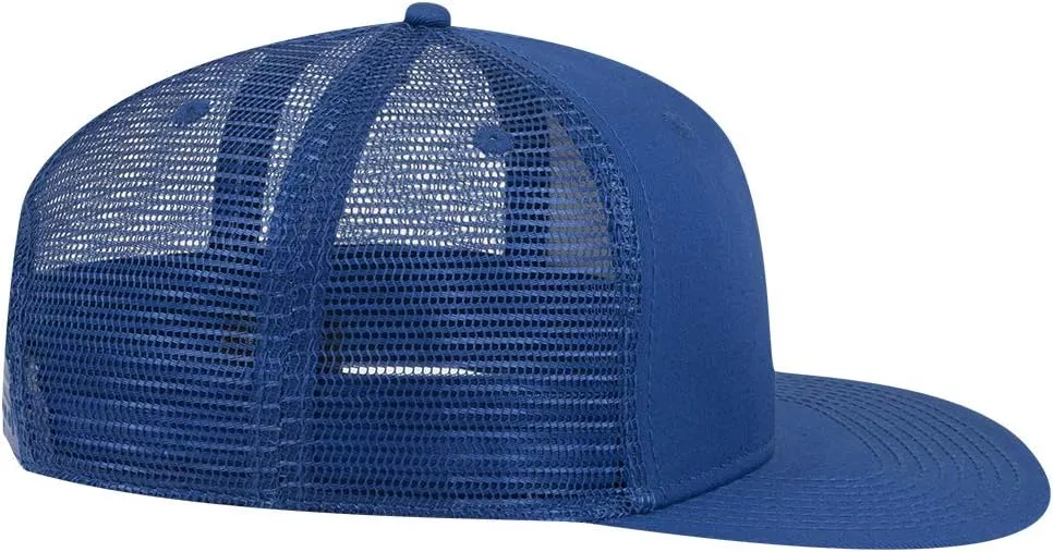 OTTO SNAP Hawaiian Pattern Square Flat Visor 6 Panel Pro Style Snapback Hat