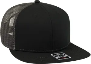 OTTO SNAP Hawaiian Pattern Square Flat Visor 6 Panel Pro Style Snapback Hat