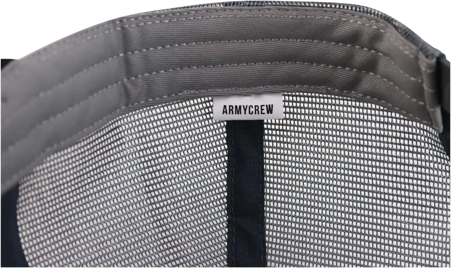 Oversize 2XL Blank Plain Structured Mesh Back Flatbill Snapback Cap