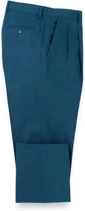 Paul Fredrick Men's Linen/Cotton Pleated Pants