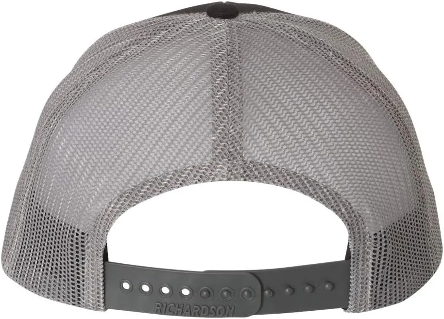 Peterbilt Truck Logo Laser Engraved Leather Patch Richardson 112 Snapback Trucker Hat Cap
