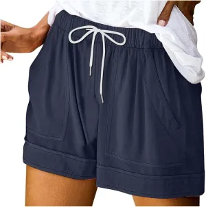 Plus Size Shorts Casual Striped Shorts Pocket Pants Plus Size Shorts Gym Shorts Womens Blue Jean Swim Shorts Women
