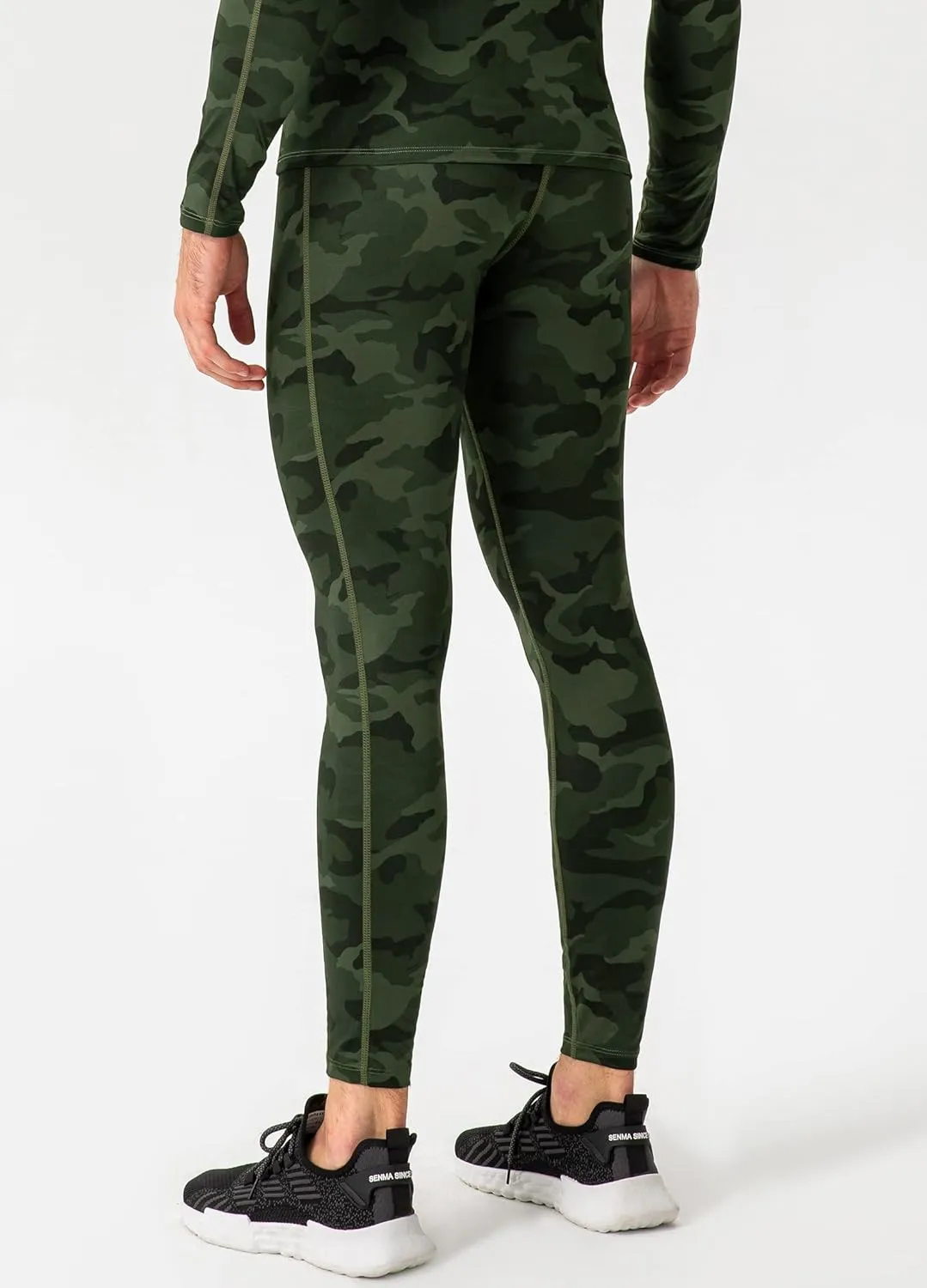 Queerier Compression Pants Men Workout Running Tights Athletic Leggings for Basketball Football Sports Yoga Bottom