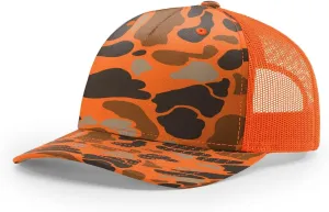 Richardson 112 Trucker Hat - 5 Panel Premium Adjustable Snapback Hat - Structured Richardson Blank Caps