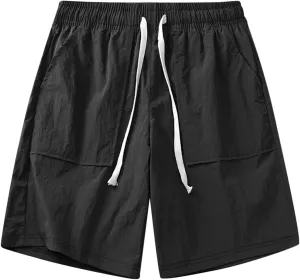 Shorts Men Summer Casual Quarter Pants Beach Pants Nylon Shorts Men Running Shorts
