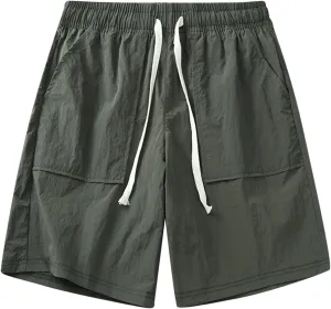 Shorts Men Summer Casual Quarter Pants Beach Pants Nylon Shorts Men Running Shorts