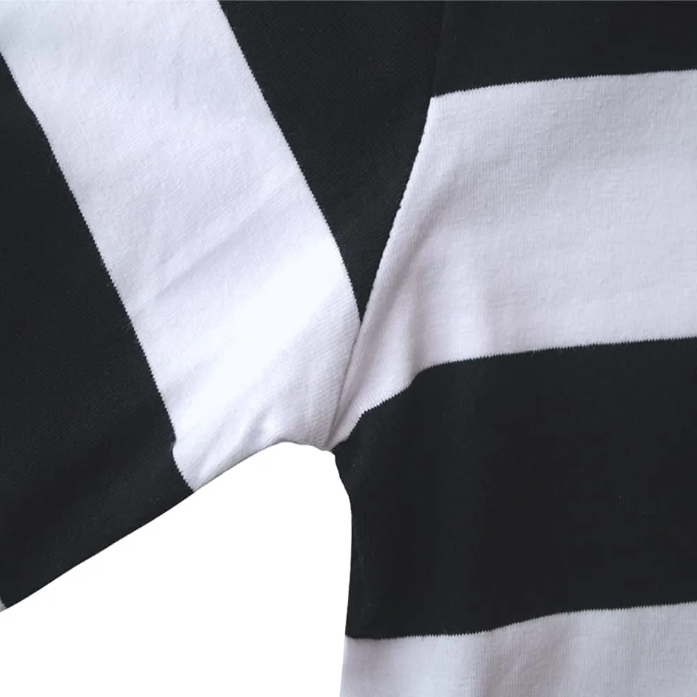Spring&Gege Boys' Short Sleeve Striped Crew Neck T-Shirt