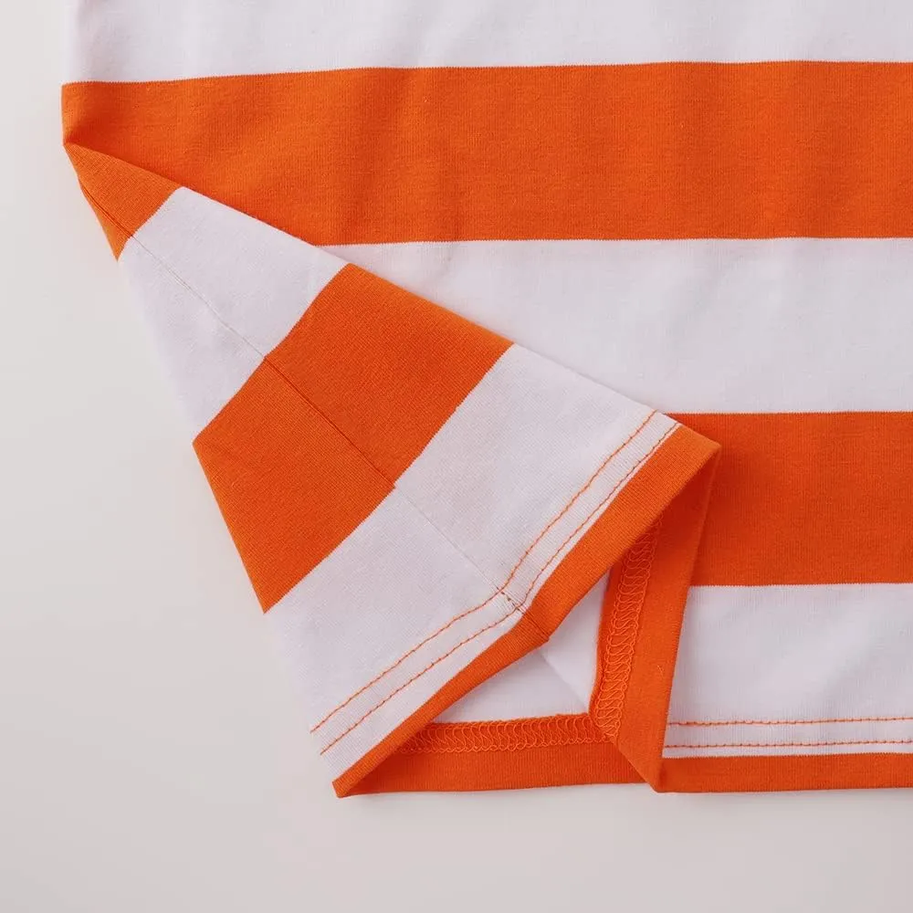 Spring&Gege Boys' Short Sleeve Striped Crew Neck T-Shirt