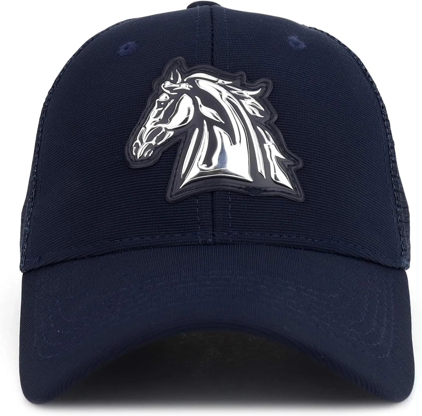 Trendy Apparel Shop High Frequency Horse Structured Trucker Mesh Cap