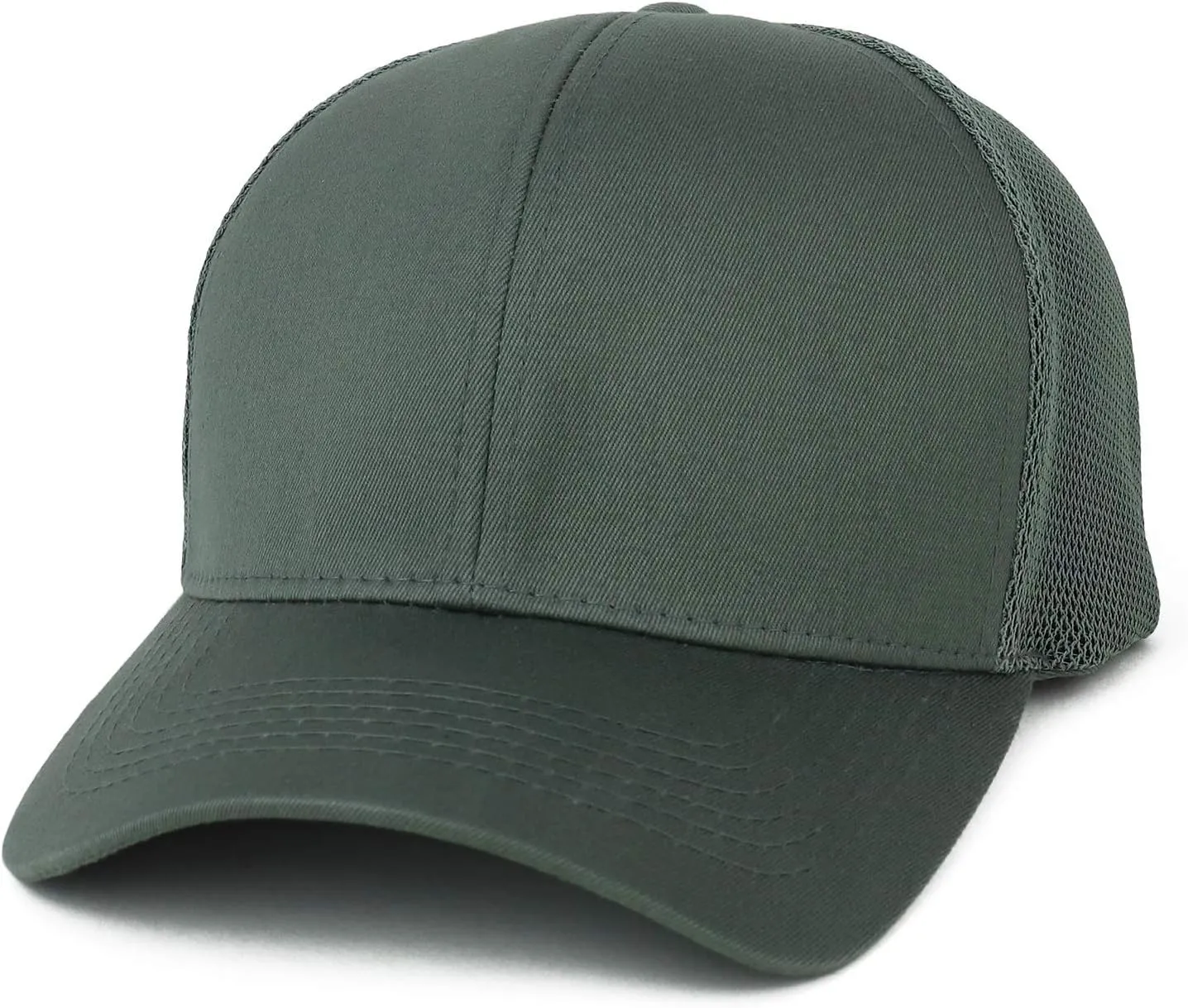 Trendy Apparel Shop Oversize XXL Structured Trucker Mesh Baseball Cap