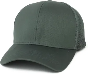 Trendy Apparel Shop Oversize XXL Structured Trucker Mesh Baseball Cap