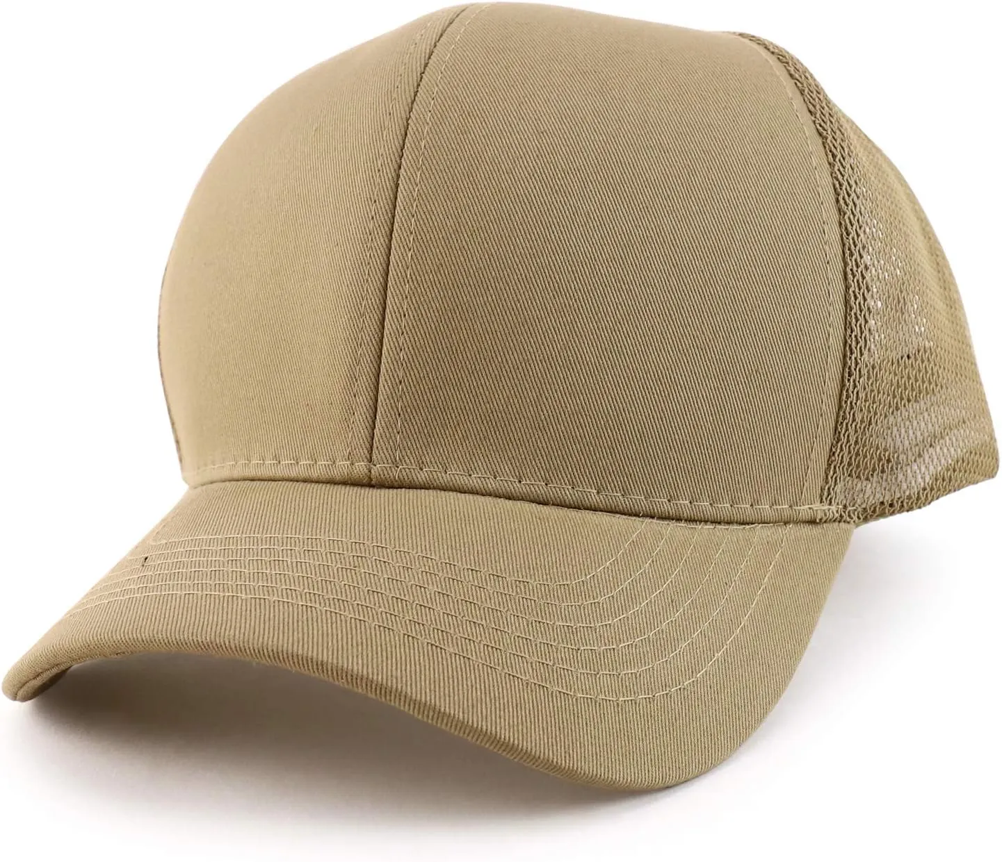 Trendy Apparel Shop Oversize XXL Structured Trucker Mesh Baseball Cap