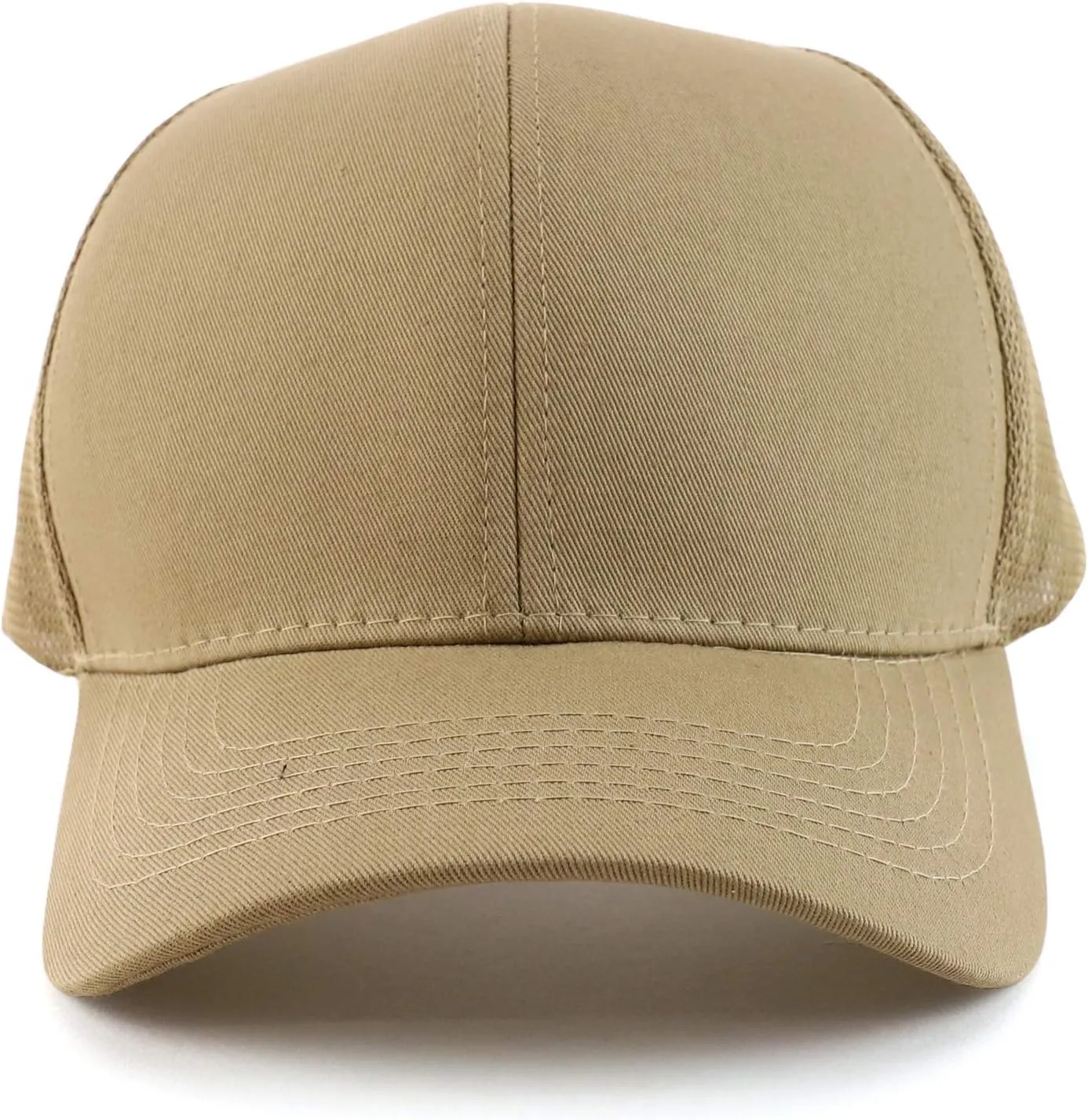 Trendy Apparel Shop Oversize XXL Structured Trucker Mesh Baseball Cap