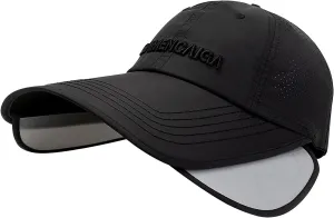 Unisex Thin Baseball Cap Sun Hat Golf Sun Visor Cap Retractable Wide Brim UV Protection Hats for Women Men