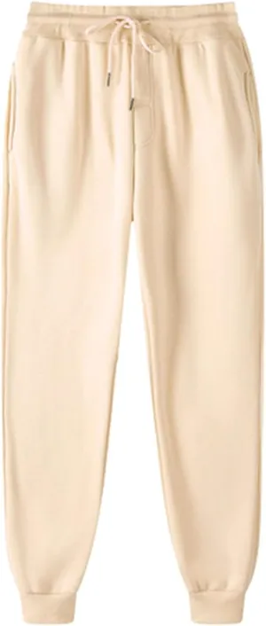 Women's Joggers, High Waist Fleece Lined Baggy Sweatpants with Pockets