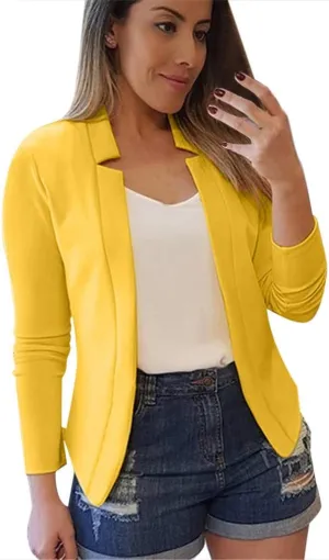 Women's Summer Blazer Long Sleeve Elegant Temperament Elegant Trendy Comfortable Soft Comfy Fashion Suit Jackets