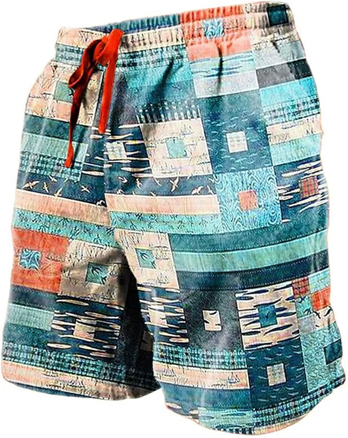 Workout Shorts for Men Fashionable Casual Shorts Solid and Men's Pants Plaid Shorts Men Cargo Stretch Shorts Cargo