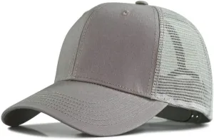 XXL Oversize Plain Baseball-Cap Structured Trucker Mesh Hat for a Big/Large Head
