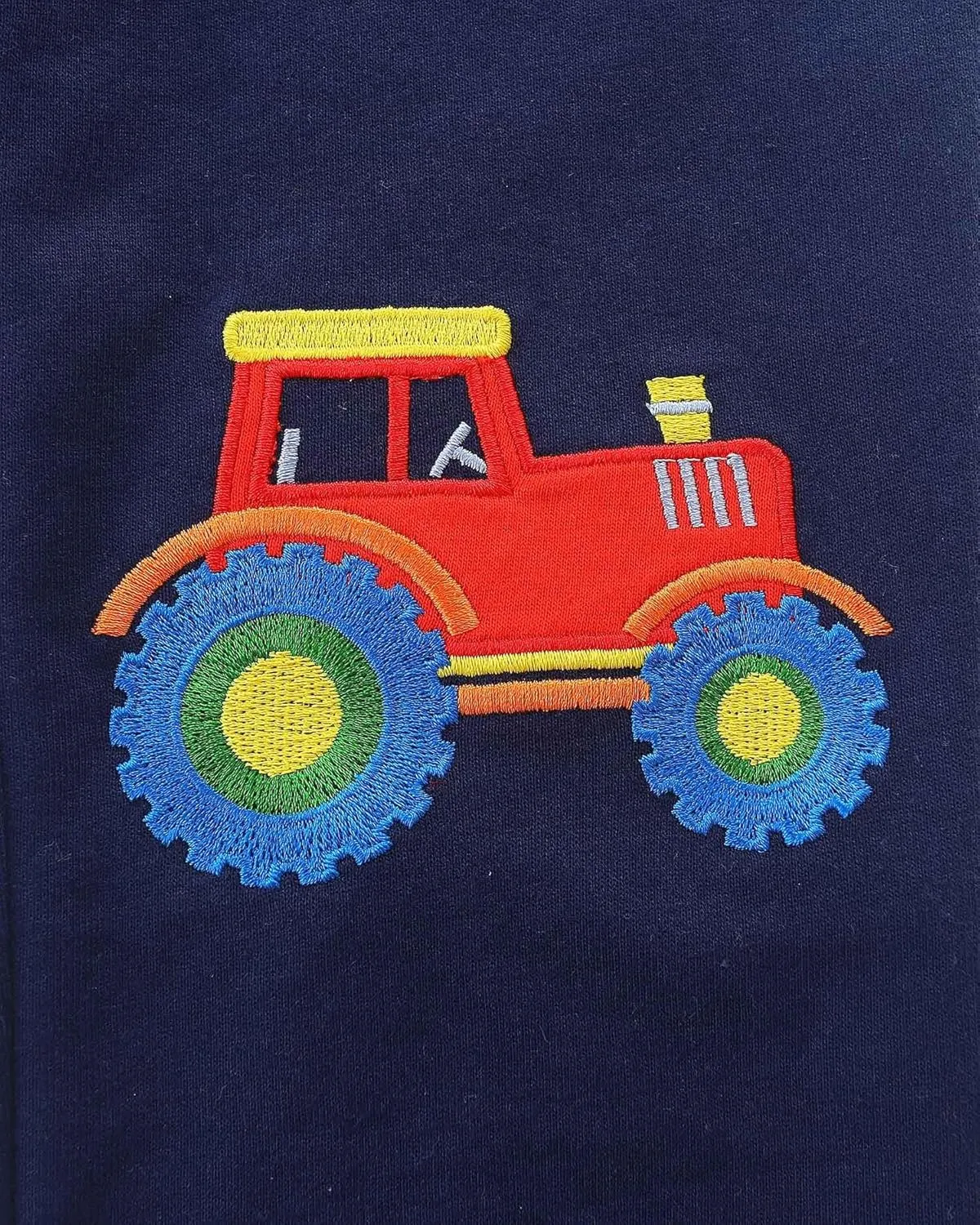 Ysoea Toddler Boys Cotton Jogger Pants Graphic Sweatpants for Boys Kids Athletic Jogger Pants Excavator Rocket Embroidery
