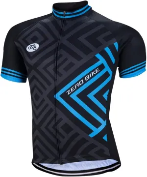 ZEROBIKE® Men's Short Sleeve Cycling Jersey Jacket Breathable Quick Dry Outdoor Sports Wear