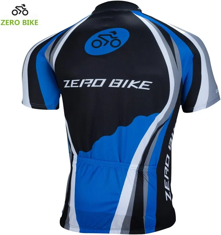ZEROBIKE® Men's Short Sleeve Cycling Jersey Jacket Breathable Quick Dry Outdoor Sports Wear